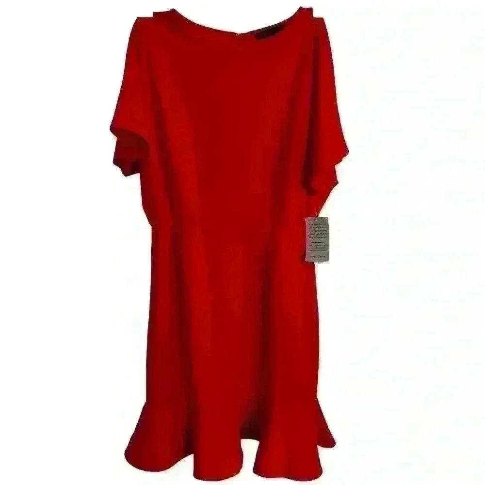 Donna Morgan Red Midi Dress